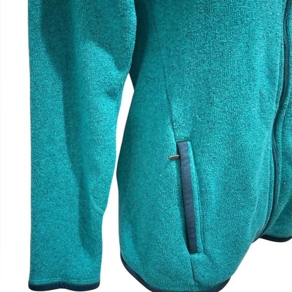 PATAGONIA Women’s Better Sweater Full Zip Fleece Jacket Teal Green Size XS - Picture 6 of 15